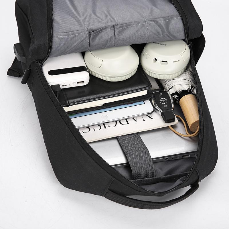 Новый унисекс однотонный водонепроницаемый и дышащий деловой модный повседневный универсальный рюкзак для повседневного использования