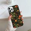 Khokhloma Russian Pattern Flower Phone Case For iPhone 17 Air 14 15 16 13 12 Cover For Apple Pro Max 6S Plus