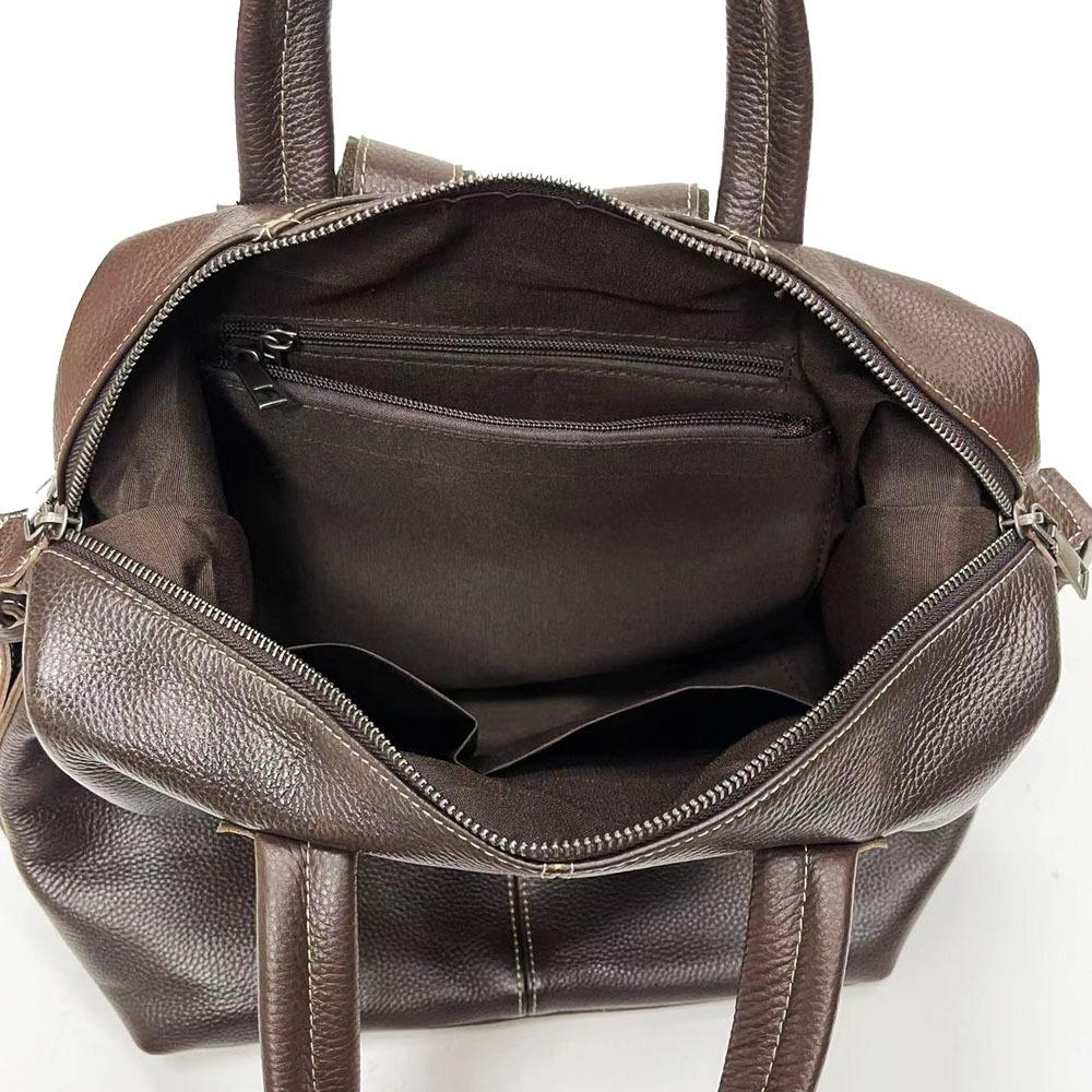 Рюкзак из коровьей кожи для мужчин и женщин, новая корейская версия рюкзака, минималистичная кожаная дорожная сумка