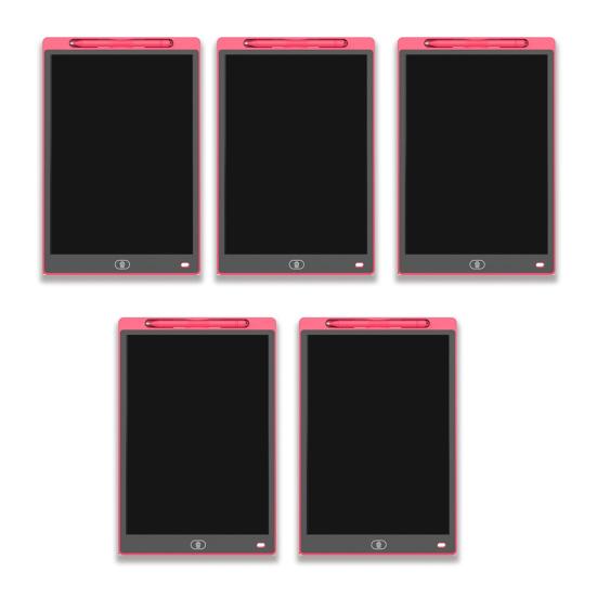 1/5 шт. ЖК-планшет для письма с ручкой, 8,5-дюймовый прямоугольный красочный блокнот для рисования, электронная доска для рисования для детей и взрослых, стираемый блокнот для рисования, образовательная игрушка