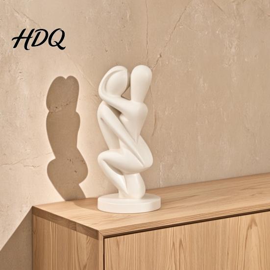 Высококачественное Декоративное Искусство 3D Печатная Скульптура Обнимающейся Пары Абстрактная Фигурка Объятий