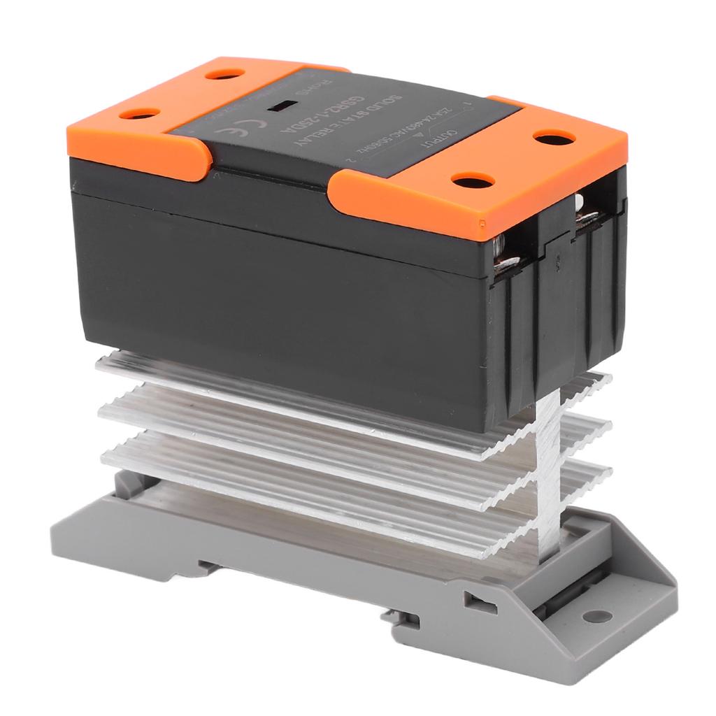 Твердотельное реле SSR Вход DC 3?32 В на Выход Переменного тока 24?480 В с радиатором для дома