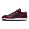 Air Jordan 1 Low Dark Beetroot Женские кроссовки Черный Белый DC0774-006