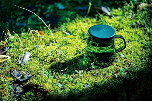 CAPTAIN STAG Coffee Сервировочный аппарат для кофе 470 мл с крышкой и весами KOKAGE/Green CS Forest Cafe Сделано в Японии UW-3562