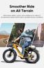 ENGWE E26 Electric Bike 26" Thick Tire 250W Motor 48V16AH Battery Max Range 140km