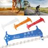 Road Bike Chain Gauge Measurement Ruler Portable Bicycles Chain Wear Indicators Checker Road Bike Chain Repair Tool