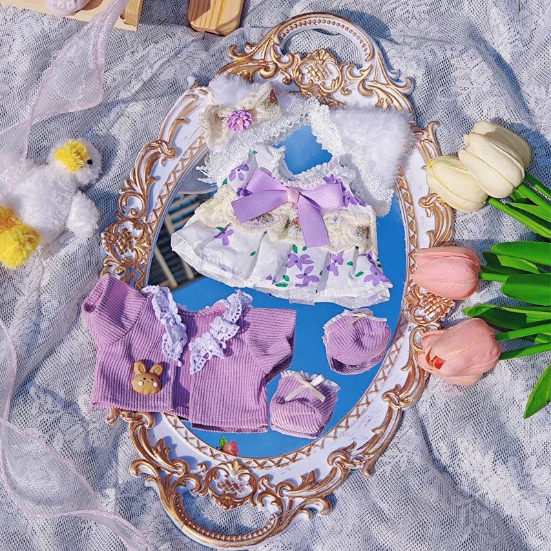 Унисекс 20 см Хлопковая Плюшевая Кукла Одежда - Нарядные Модные Наряды