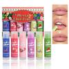 Holiday Lip Balm Collection 6 Pieces Set Fruity Flavored Hydrating and Soothing Lip for Christmas Gifts