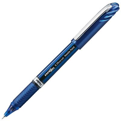 Pentel Гелевая ручка EnerGel Euro Шариковая Синяя 10 ручек, 0,35 мм, Корпус, BLN23-C,