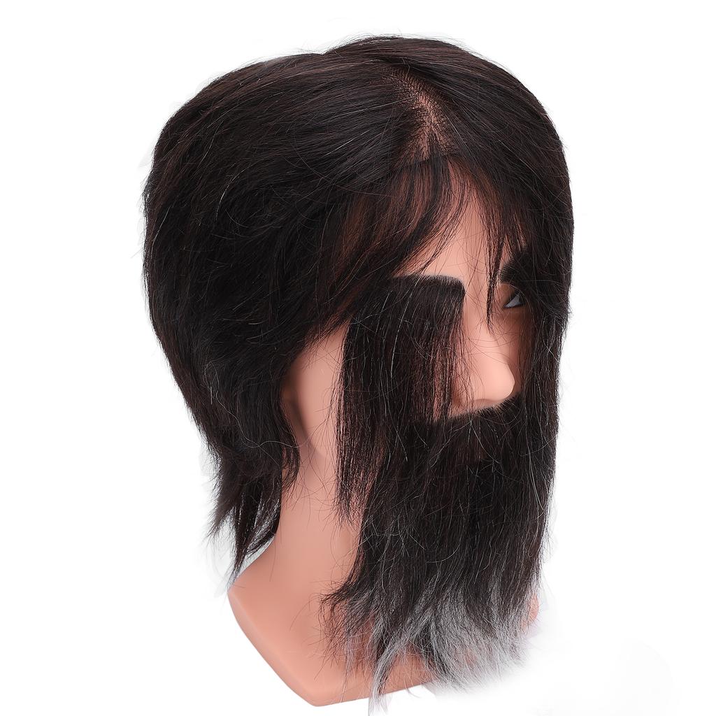 Парикмахерская голова манекена, учебная голова манекена, многоразовая голова манекена для мужчин с бородой для красоты