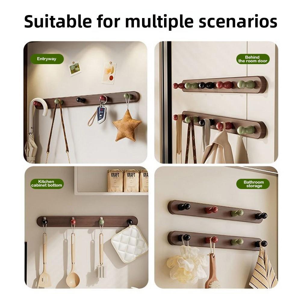 Adhesive Wall Hooks Strong Load-bearing Key Holder New Towel Hook Kitchen