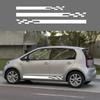 Модные гоночные полосы автомобильные наклейки Декор для Skoda Fabia Karoq Citigo Visions SuperB The Yeti Octavia Виниловая наклейка