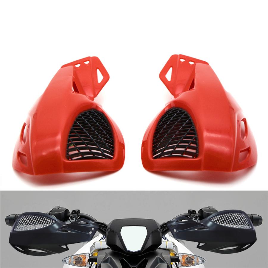 Пара 7/8" 22мм Руль Мотоцикл Чопперы Синий Пластиковый Защитник Рук