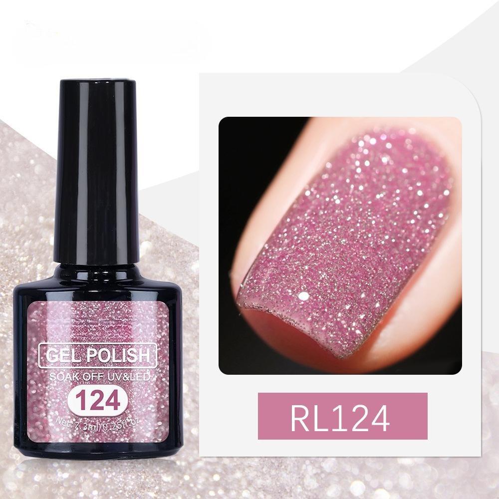7,5 мл гель-лак для ногтей с блестками, замачиваемый УФ-светодиодный гель-лак для дизайна ногтей, маникюр