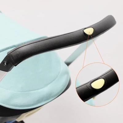 Чехлы на ручки коляски из ПУ кожи, съемные, моющиеся, защита подлокотников, чехол на ремень, аксессуары для коляски