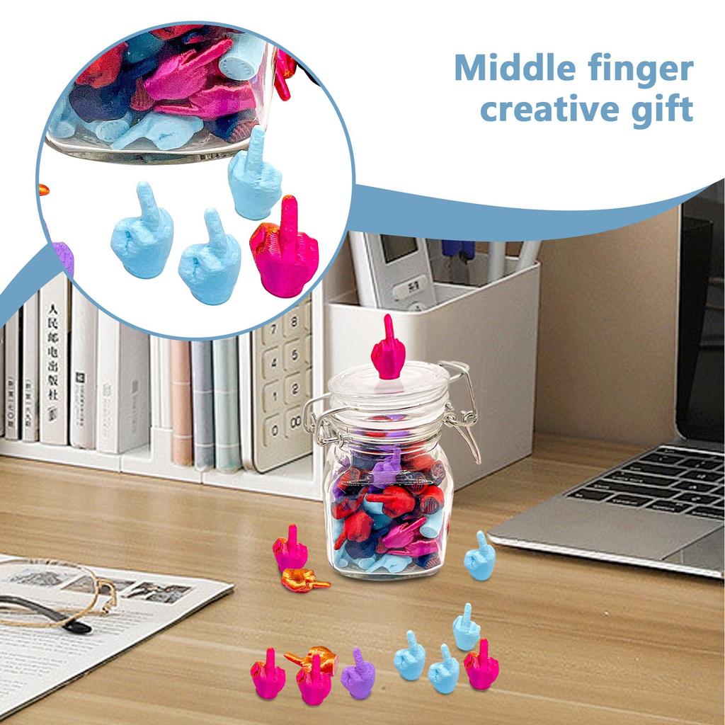 3D-печатный средний палец, индивидуальная вещь, креативный подарок