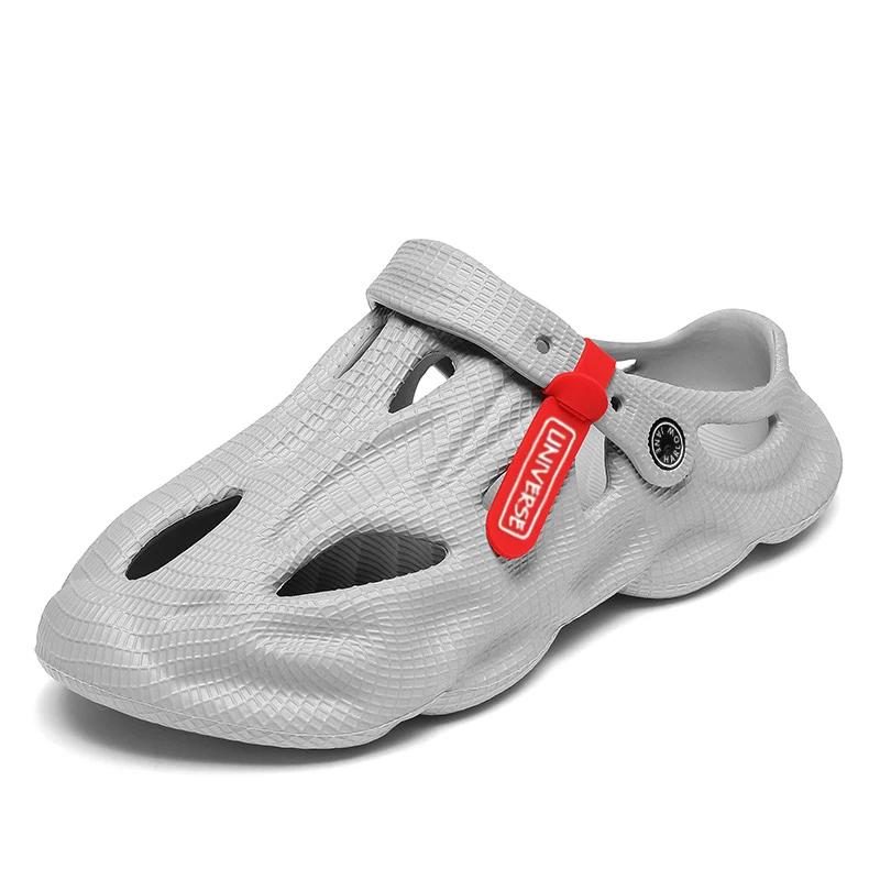 Мужские шлепанцы Летняя обувь Пляжные тапочки ЭВА Легкие мягкие тапочки Женская обувь Сандалии Плоские мужские летние тапочки