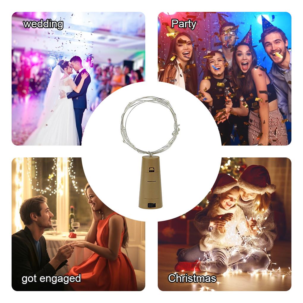 Пробковая бутылка на батарейках 1м / 2м светодиодная панель для самостоятельного изготовления на день рождения