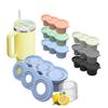 Cylinder-Shaped Tumbler Cup Ice Cube Tray Silicone Ice Cube Maker Mold for Stanley Cup 20-40oz