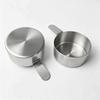 Smooth Rim Stainless Steel Sauce Cup Non-rust Sauce Dipping Bowl Coffee Measuring Tool  Kitchen Use