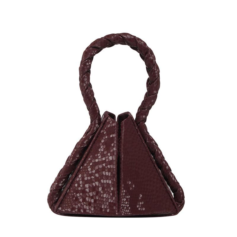 Трендовый новый дизайн продукта твист портативная геометрическая складная сумка-тоут чувство высокого класса нишевая модная сумка-мессенджер женская сумка