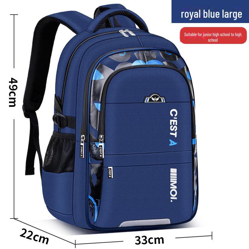 "2023 Stylish, Large Capacity, Spine-Supporting Backpacks for Boys In Grades 3-6 & Junior High"