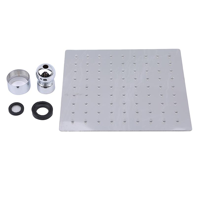 Stainless Steel Ultra-thin Top Spray Supercharged Shower Head