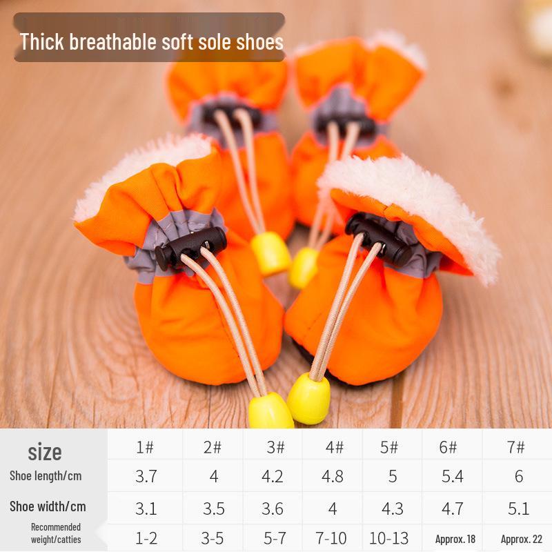 Дышащая обувь для маленьких собак – Неводонепроницаемые чехлы для лап для померанских шпицев и бишонов, Подходят для весны и зимы