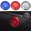 Circle Start Stop Switch Replacement One Click Start Decoration Auto Parts Lgnition Button Cover