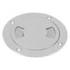 Deck Plate Hatch Detachable Cover 4 Inch 106mm Non Slip Inspection Hatch 316 Stainless Steel Easy Installation for Ship Yacht