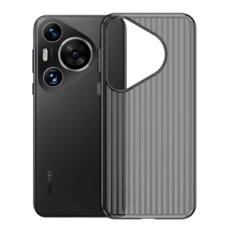 Чехол для Huawei Pura 80 Pro Pura 70 Pro+ Pura70 Ultra, Магнитный, Матовый, Прозрачный, Гофрированный, Жесткий ПК-чехол, Легкий