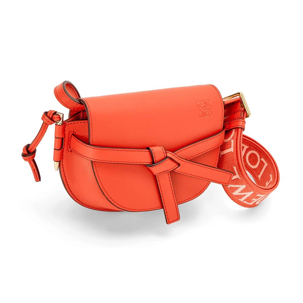 Loewe Сумка через плечо женская, с регулируемым съемным плечевым ремнем, тиснением в виде букв-пазлов, из мягкой коровьей кожи, мини, A650N46X13-5557