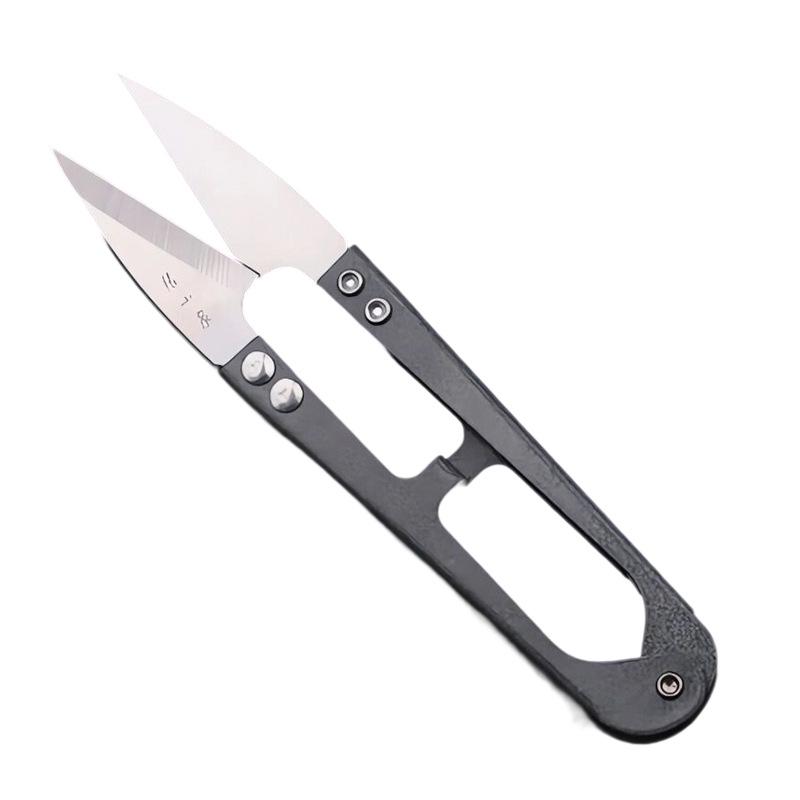 Zhang Xiaoquan U-Shaped Yarn Scissors: Small, Spring-Loaded Thread Cutter for Trimming, Sewing, and Cross Stitch Projects