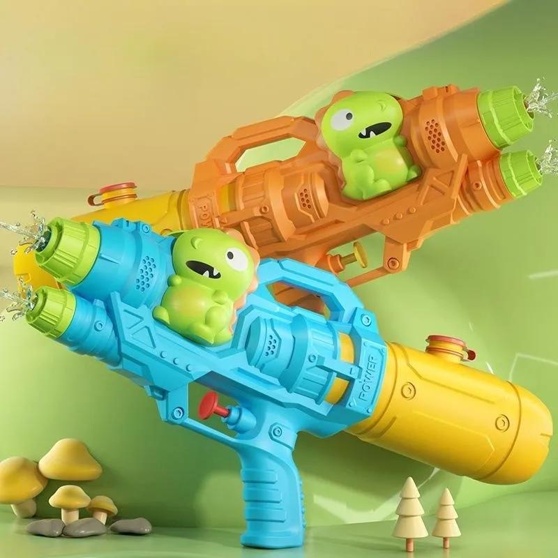 Игрушки Большая утка динозавр акула Портативный Летний Впитывающий Водяной пистолет высокого давления Пляж Открытый Водяной пистолет Битва Взрослые Дети