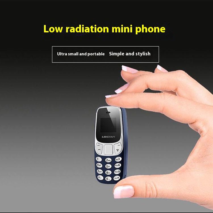 Mini Mobile Phone Dual Card with MP3 Player FM Unlock Mobile Phone Voice Changing Dial Mobile Phone
