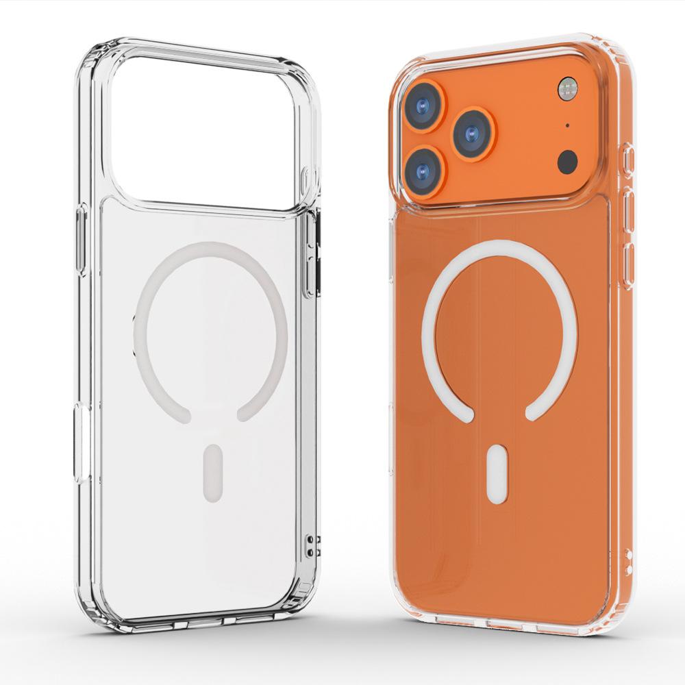 Магнитный чехол для беспроводной зарядки Magsafe для iPhone 15 14 13 12 11 Pro Max Mini XR X XS Max 7 8 Plus SE 2020, противоударные чехлы