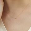 LUNNE 14k Petite Point Ball Necklace (14k Gold) #LFN13