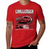 Футболка Challenger SRT Hellcat быстросохнущая эстетичная одежда футболка мужская