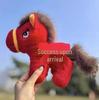 2026 Year of the Horse Zodiac Plush Mascot Toy - Red Gift Doll