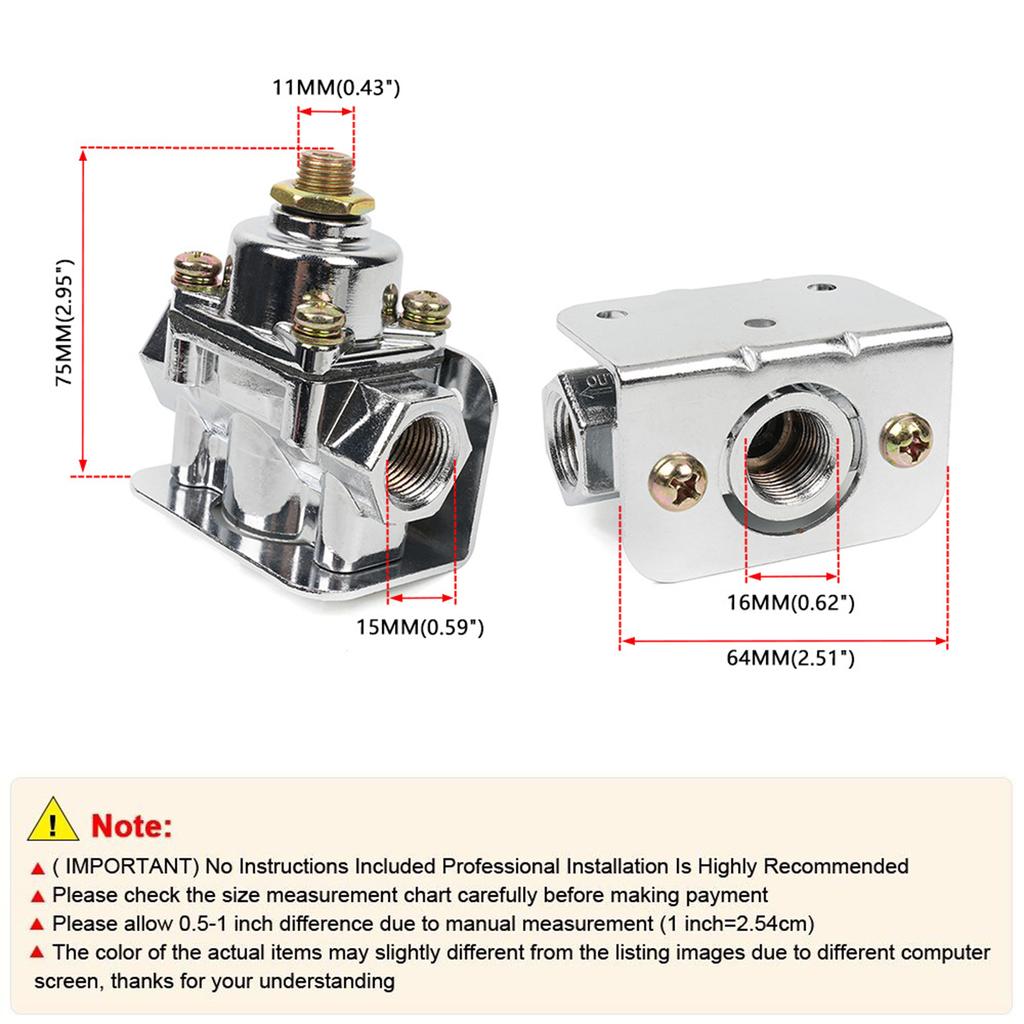 Детали карбюратора цинковый сплав 12-803 12-804 Регулятор давления топлива для Holley Edelbrock 3/8 дюйма NPT порт