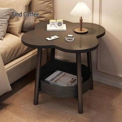 Креативный неровный двухъярусный уличный стол - Идеальный подарок на день рождения девочки, повседневное решение для хранения и стильный декор
