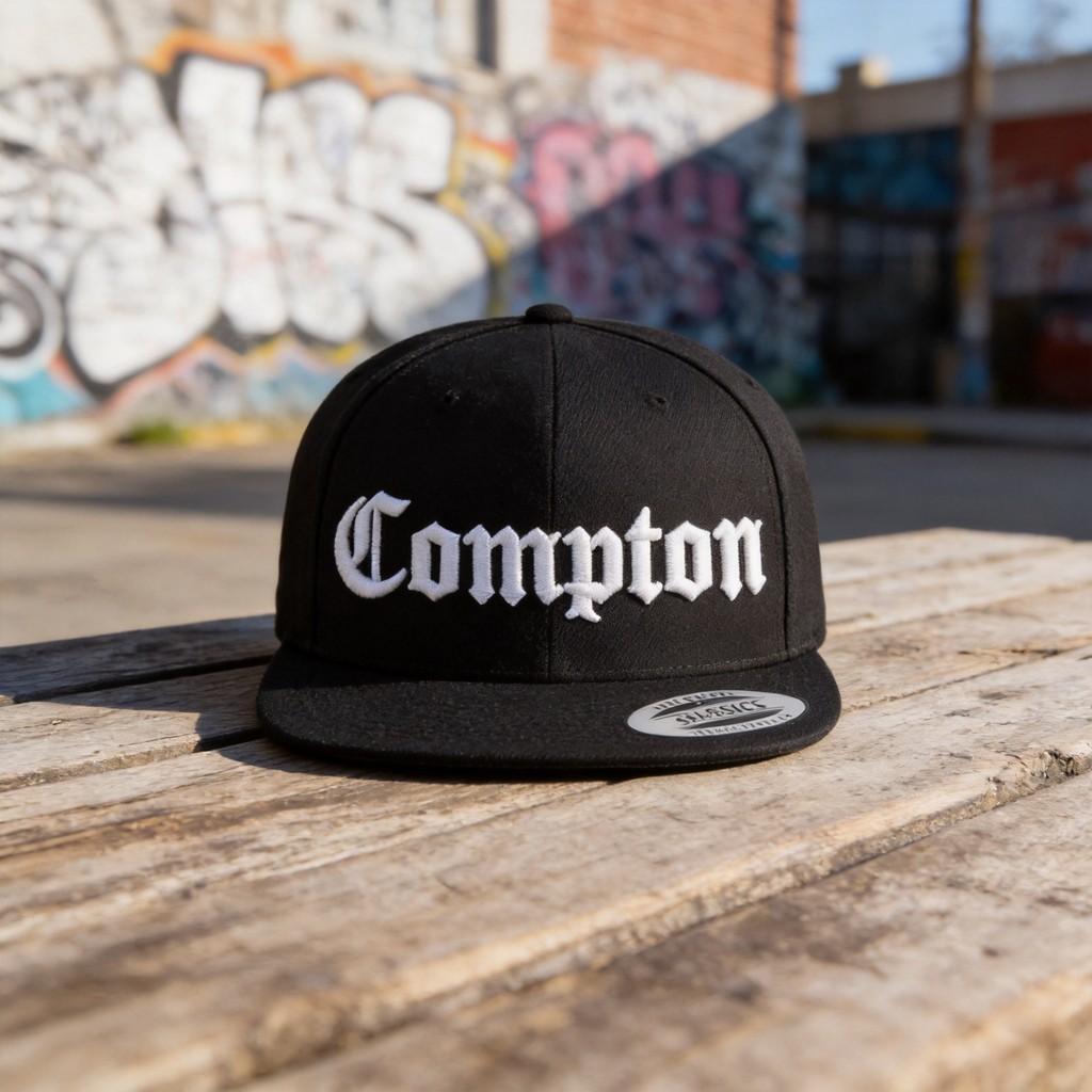 Бейсболка с вышивкой букв Compton, регулируемая хлопковая солнцезащитная кепка для мужчин и женщин