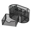 1pcs Storage Multi-functional Desk Organizer Mesh Metal Pen Holder Stationery Container Box Office S