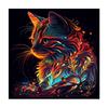 Frame Painting By Numbers For Adults Kits Colorful Cat Animals Picture Paint Numbers Kit For Home Decoration 40x40
