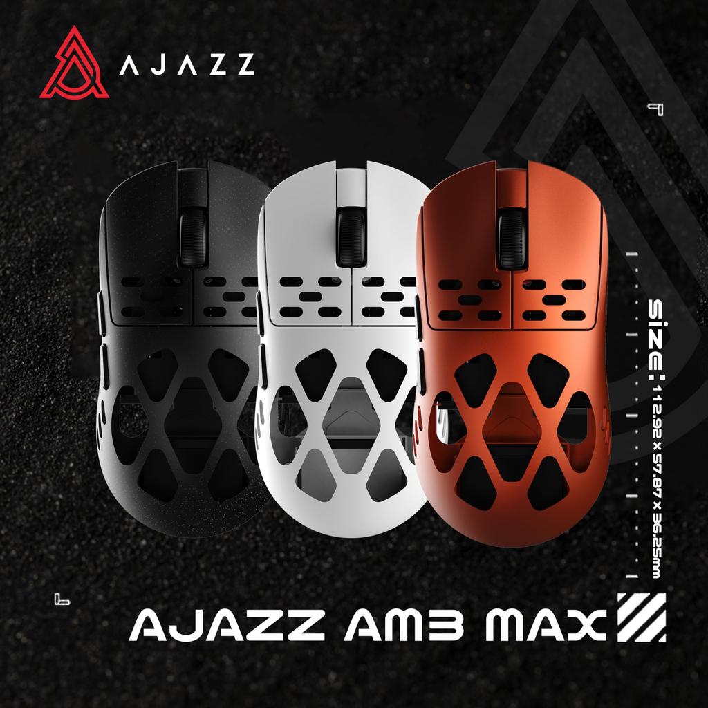 Беспроводная игровая мышь AJAZZ AM3 MAX 49 г Высокая производительность Симметричная Частота опроса 8 кГц Легкий магниевый сплав Сенсор PAW3950APEX Японский 2,4 г
