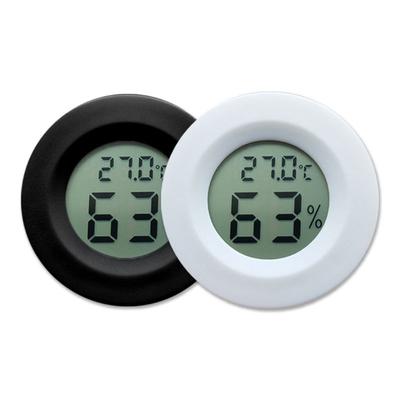 -50~ +70°C Круглый цифровой гигрометр-термометр с ЖК-дисплеем Для точного контроля температуры и влажности Детектор