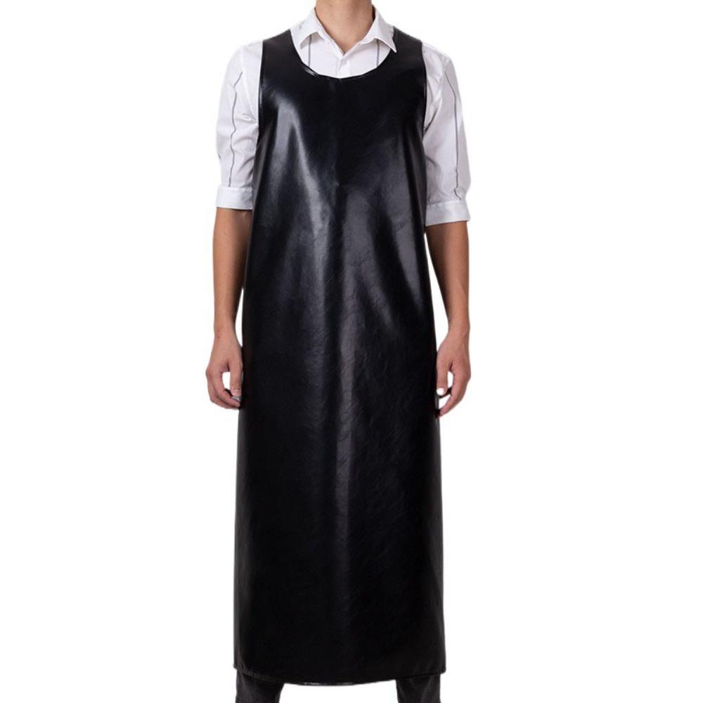 Oil-proof Work Smock Waterproof Cooking Work Clothes Durable Kitchen Apron  Lab Work