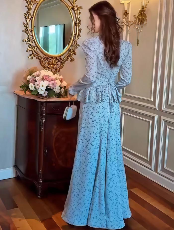 2025 Европейский и американский летний принт, утягивающий пояс для похудения, платье-рубашка