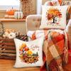 Pumpkin Fall Pillowcase Thanksgiving Party Decorative Sofa Chair Cushion Cover Bed Throw Pillow Case Home Decor Pillows Cases