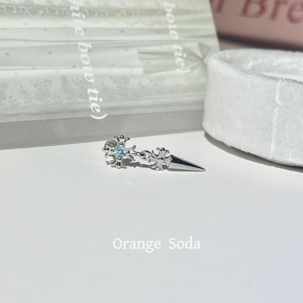 Искрящиеся циркониевые титановые серьги-гвоздики в козелок уха с уникальным дизайном для женщин